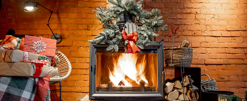 Travis Industries Linear Gas Fireplace Installation in Eastlake, Ohio