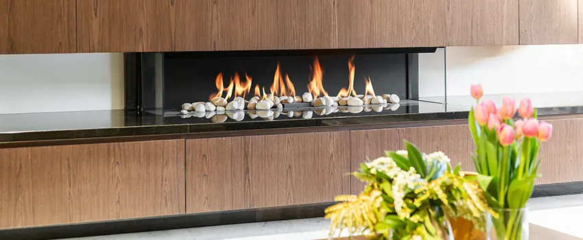 Double-height Fireplace Design Refurbishment in Eastlake, Ohio