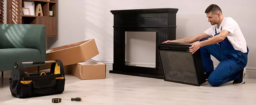 Old Rusted Metal Fireplace Repair And Replacement in Eastlake, OH